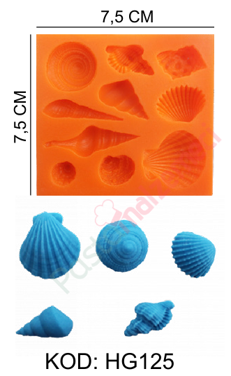 İSTRİDYE KABUKLARI SİLİKON KALIP SETİ HG125