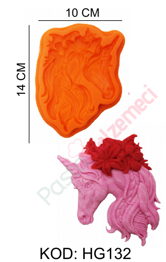 UNİCORN TEMALI SİLİKON KALIP HG132