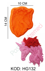 UNİCORN TEMALI SİLİKON KALIP HG132