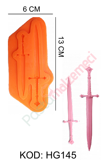 ŞOVALYE KILIÇLARI SİLİKON KALIBI HG145