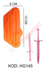 ŞOVALYE KILIÇLARI SİLİKON KALIBI HG145
