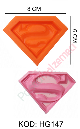 SÜPERMAN LOGOSU SİLİKON KALIBI HG147