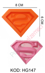 SÜPERMAN LOGOSU SİLİKON KALIBI HG147