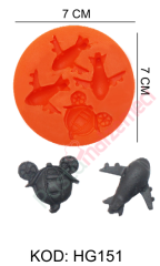 3LÜ UÇAK SİLİKON KALIBI HG151