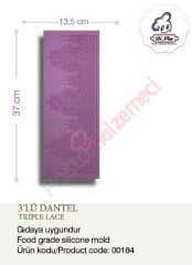 3'LÜ DANTEL SİLİKONU