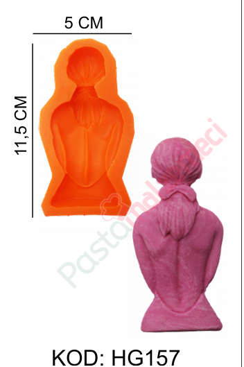 ARKA BAYAN SÜLİETİ SİLİKON KALIBI HG157