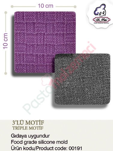 3'LÜ MOTİF SİLİKONU