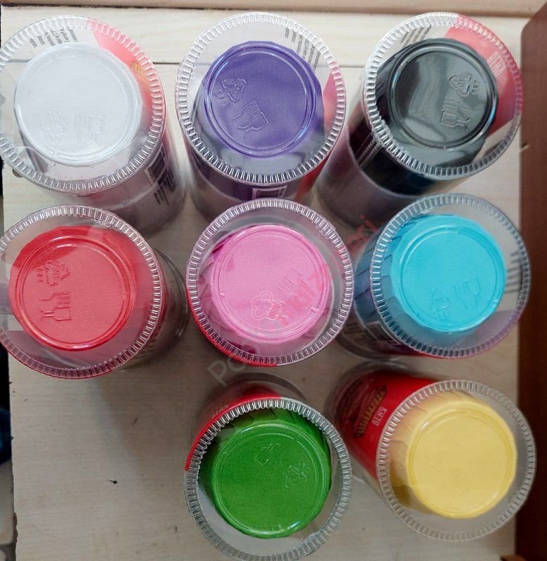 PET KEK KAPSÜLÜ DÜZ RENK 25li