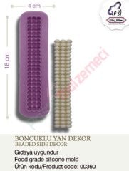 BONCUKLU YAN DEKOR SİLİKONU
