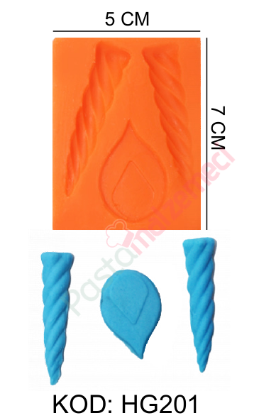 UNİCORN BOYNUZU SİLİKON KALIP HG201