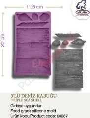 3'LÜ DENİZ KABUĞU SİLİKONU