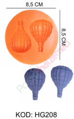 UÇAN BALON 2 Lİ SİLİKON KALIBI HG208