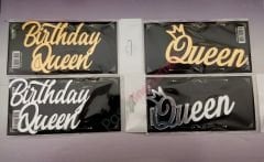 BIRTHDAY QUENN PLEKSİ PASTA YAZISI