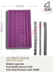 6'LI ÖRGÜ ZİNCİR SİLİKONU