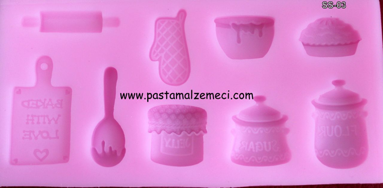 MUTFAK EŞYALARI ŞEKER HAMURU SİLİKONU