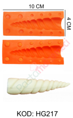 BÜYÜK UNİCORN BOYNUZU SİLİKON KALIBI HG217