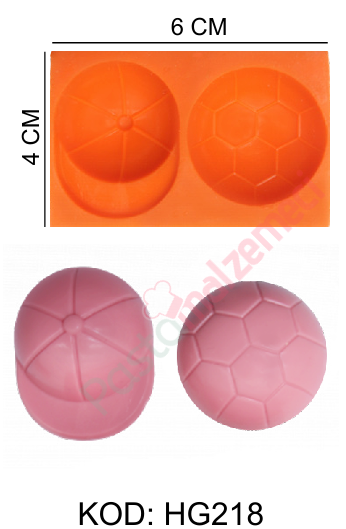 ŞAPKA VE FUTBOL TOPU SİLİKON KALIBI HG218
