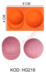 ŞAPKA VE FUTBOL TOPU SİLİKON KALIBI HG218