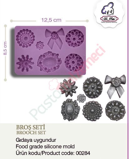 BROŞ SETİ SİLİKONU
