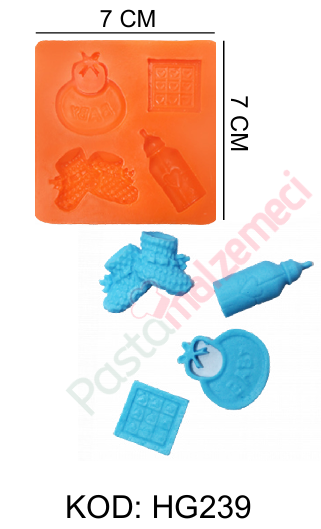 BEBEK AKSESUARLARI SİLİKON KALIBI HG239