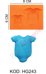 BEBEK BODY SİLİKON KALIBI HG243