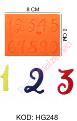 RAKAM MODELLERİ SİLİKON KALIP HG248