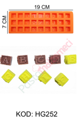 KÜP HARFLER SİLİKON KALIBI HG252