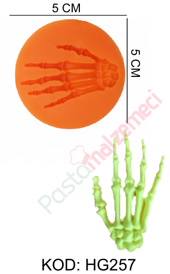 EL İSKELETİ SİLİKON KALIBI HG257