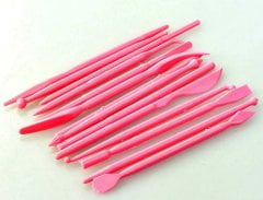 MARZİPAN SETİ İNCE 14LÜ SET PEMBE
