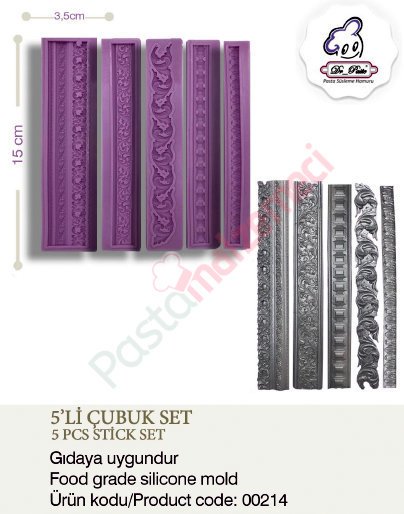 5'Lİ ÇUBUK SETİ SİLİKONU