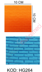 TUĞLA DESENLİ SİLİKON KALIP HG264