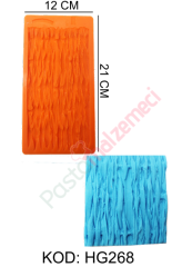 DALGALI DESEN VERİCİ SİLİKON KALIBI HG268