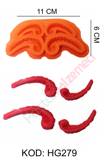 DALGALI DESENLER MODELLERİ SİLİKON KALIBI HG279