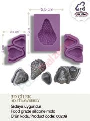 3-D ÇİLEK SİLİKONU