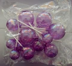 MOR BALON TOPLAR KARIŞIK BOYLAR 12Lİ PAKET