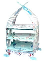 CUP CAKE STANDI MAVİ 3 KATLI