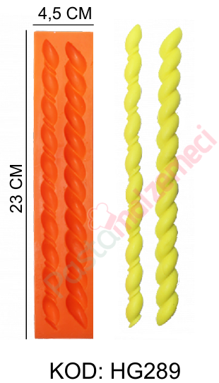 BURGU ŞERİT SİLİKON KALIP HG289