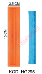 DEKORATİF ŞERİT SİLİKON KALIP HG295