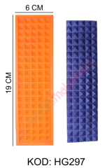 PİRAMİT DESENLİ ŞERİT SİLİKON KALIP HG297