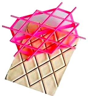 BAKLAVA DESENİ ÇIKARMA BASKI ALETİ