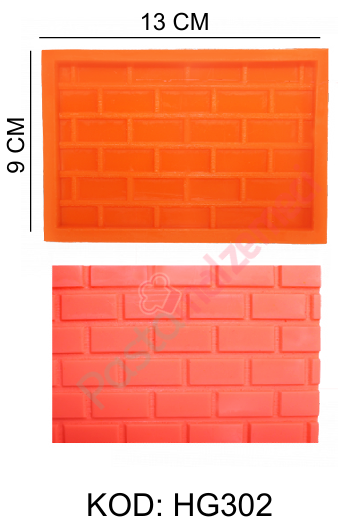 TUĞLA DESENLİ SİLİKON KALIP HG302