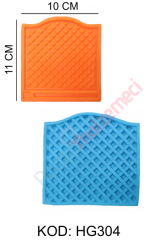 KAFES DESENLİ SİLİKON KALIP HG304