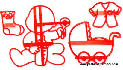 KIRMIZI PATCHWORKLER BEBEK FİGÜRLERİ 3650