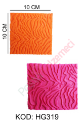 DALGALI DESENLİ SİLİKON KALIP HG319