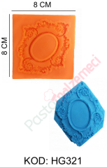 KÜÇÜK OVAL SİLİKON KALIP HG321