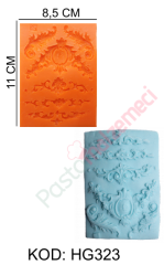 PASTA ÖN BORDÜR SİLİKON KALIP HG323
