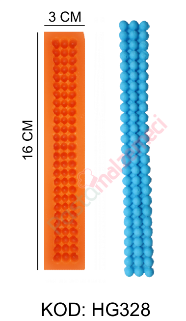 İNCİ ŞERİT SİLİKON KALIP HG328