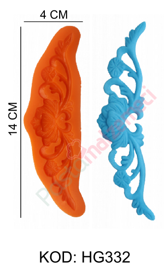 PASTA YAN BORDÜR SİLİKON KALIP-2 HG332