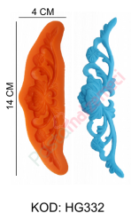 PASTA YAN BORDÜR SİLİKON KALIP-2 HG332