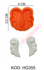 MELEK KANADI  SİLİKON KALIBI HG355
